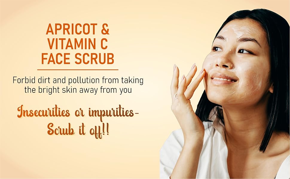 Apricot &amp; vitamin C Face scrub