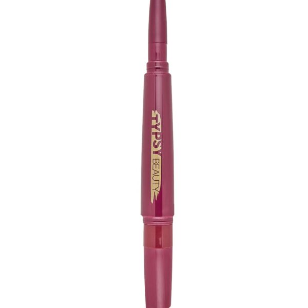 Typsy Beauty Twist & Pout Lipstick & Lip Liner I Lipstick with Matching Liner for Defined Lips I Fresh Princess | Matte Finish & Contoured Lip Effect I Rose Pink | Paraben Free | 0.75 + 0.16g