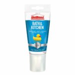 UniBond Anti-Mould Sealant (White), Silicone Sealant for Kitchen, Bathroom, and Other Tiled Areas, worktops and Sanitary Ware, Waterproof and Mould-Resistant, Long-Lasting with high Adhesion, 147g