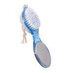 VEGA 4 In 1 Foot Pedicure Brush, Pumice Stone, Scrubber & File For Soft Care