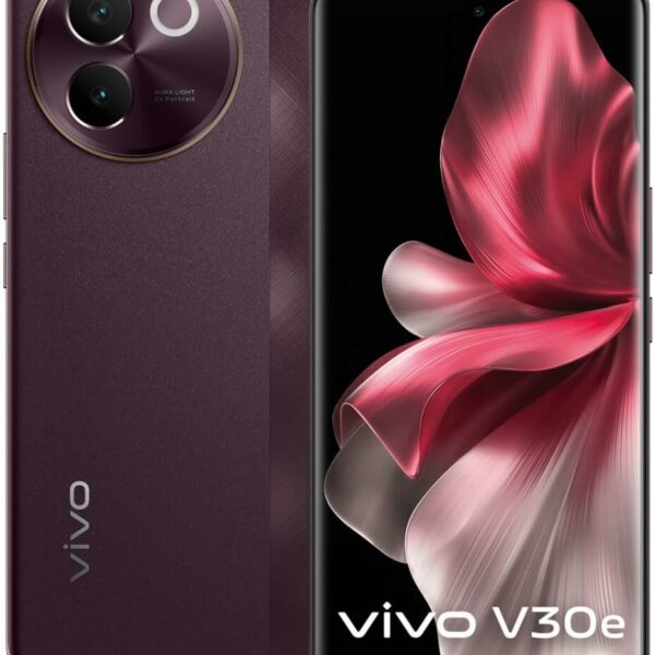 Vivo V30e 5G Smartphone (Velvet Red, 8GB RAM, 128GB Storage)