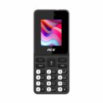 itel Ace 2 Heera - 1.8 inch Display Size, 1000 mAh Battery, Vibration Support, Bluetooth Support, Auto Call Recording and 32GB Expandable Memory | Cyber Black