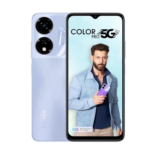 itel Color Pro 5G | Color Changing Back | 6GB RAM+128GB ROM, Upto 12GB RAM with Memory Fusion| | Dimensity 6080|50MP AI Dual Rear Camera| 5000mAh Battery with 18W Type-C Fast Charging|Lavander Fantasy