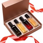 mcaffeine The Addiction Collection Perfume Gift Set For Unisex, Rakhi Special Gifts For Brother & Sister, Premium Liquid Fragrances, 20mlx4 Long Lasting - Sandalwood, Musk, Spicy & Fruity