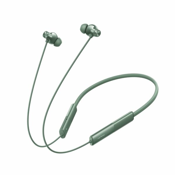 realme Buds Wireless 3 Neo Bluetooth Neckband with 13.4 mm Dynamic Bass Boost Driver,Upto 32 Hours Playback,Fast Charge, AI ENC,45ms Low Latency,IP55 Dust & Water resistannt & Bluetooth v 5.4 (Green)