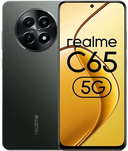 realme C65 5G (Glowing Black, 128 GB) (4 GB RAM)