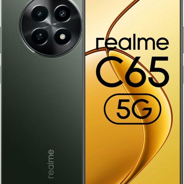 realme C65 5G (Glowing Black, 8GB RAM, 128GB Storage)