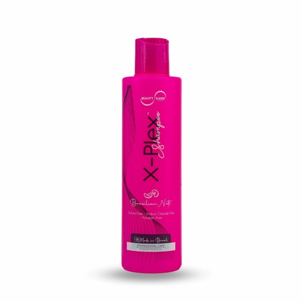 Beauty Gang Experts X-PLEX SHAMPOO 300ml | Sulphate and Paraben-Free Hair Taming Shampoo with Brazil Nut, Zinc, Vitamin A and C for Repair and Strenthening