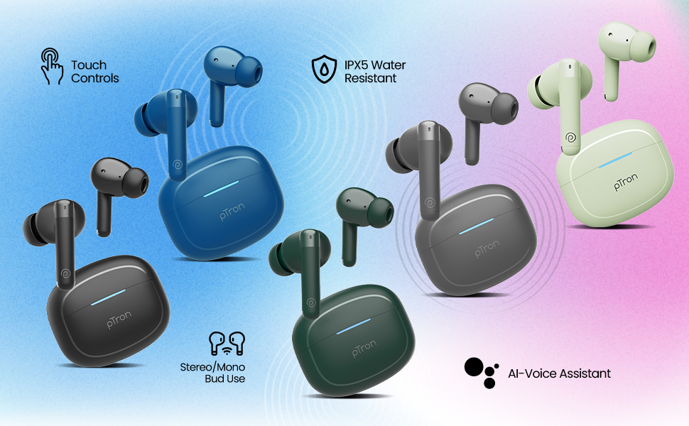 wireless earbuds with mic