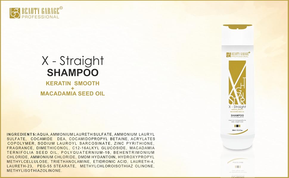 X-Straight Shampoo Ingredients