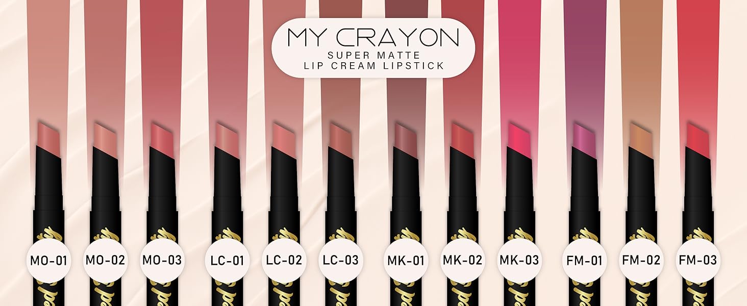 lip crayons for women, lip crayon, lipstick, lipsticks for women, crayon lipsticks for women