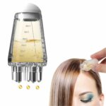 Rolamo Hair Oil Applicator And Oil Massager For Scalp,Oil Applicator For Scalp,Root Comb applicator Bottle Scalp Massager Hair Growth， Hair Massager for Hair Growth, Ball Hair Oil Applicator Bottle