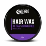 Beardo Xxtra Stronghold Hair Wax, 50 gm | Crystal Hair Wax for Men | Hair Wax Men | Hair Styling Wax for Glossy Finish & Shine | Extra Strong Hold Wax