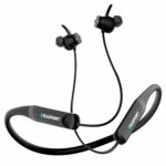 Blaupunkt Newly Launched Be120 Touch Wireless in Ear Neckband with Multi-Touch Control I Auto Magnetic Off I Gaming Ready I 40H Playtime I Turbovolt Charging I Built-in Handsfree Calling (Black)