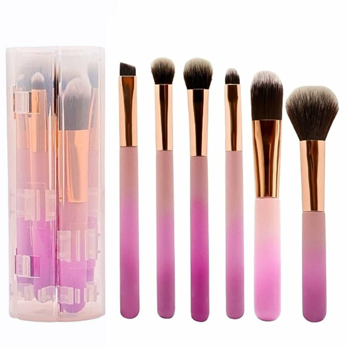 Typsy Beauty On-The-Go Mini Brush Set | Ultra Soft Bristles | Multi Pack With Soft Case