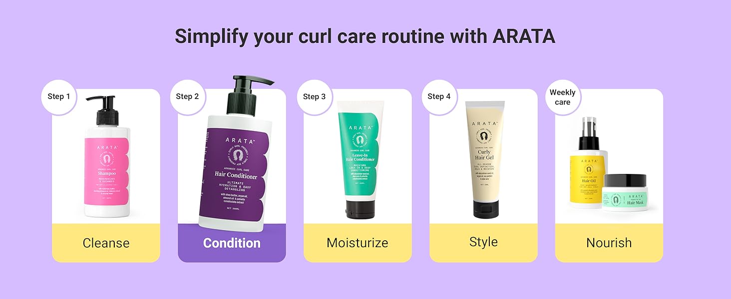 Arata curl care routine