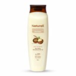 Naturali Daily Strength & Nourish Shampoo with Rice Water & Macadamia Nut Oil | Makes Hair Stronger | Paraben and Sulphate Free Shampoo | Dry Frizzy Hair Shampoo | 180 ml