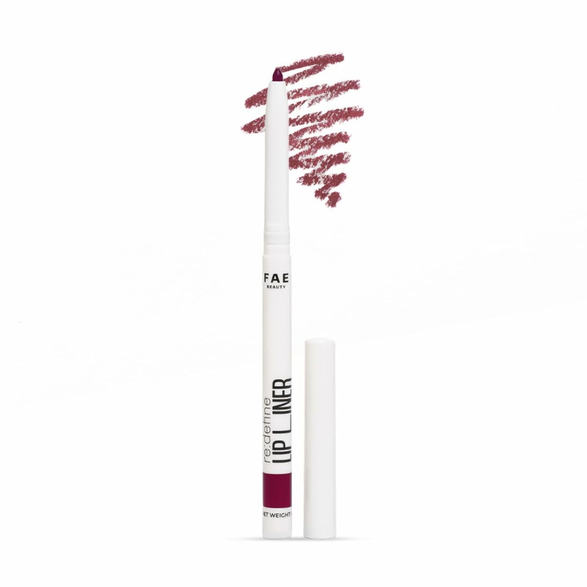 FAE Beauty Re:Define Lip Liner |Long-Lasting | Matte | Non-drying | Transferproof & Smudgeproof | Enriched with Vitamin E & Almond Oil | Shade - Bloodline