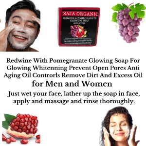 Redwine With Pomegranate Glowing Soap 