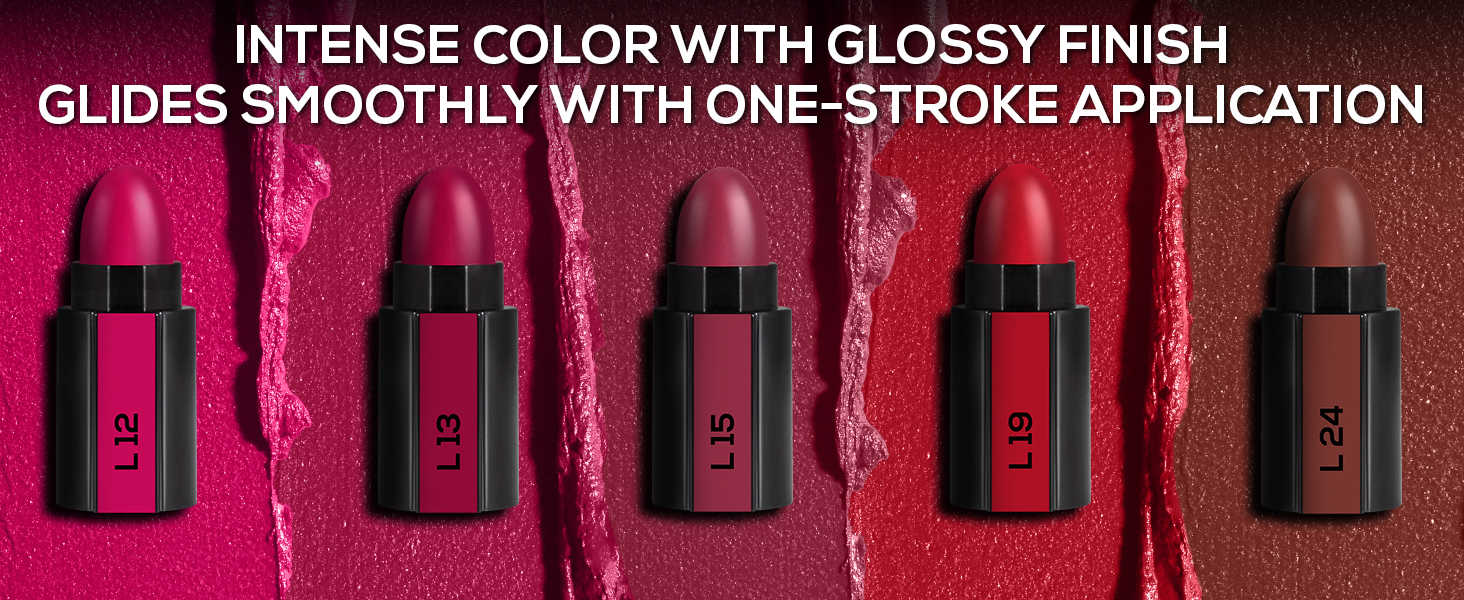 FAB 5 Glossy 5 in 1 Lipstick Colors