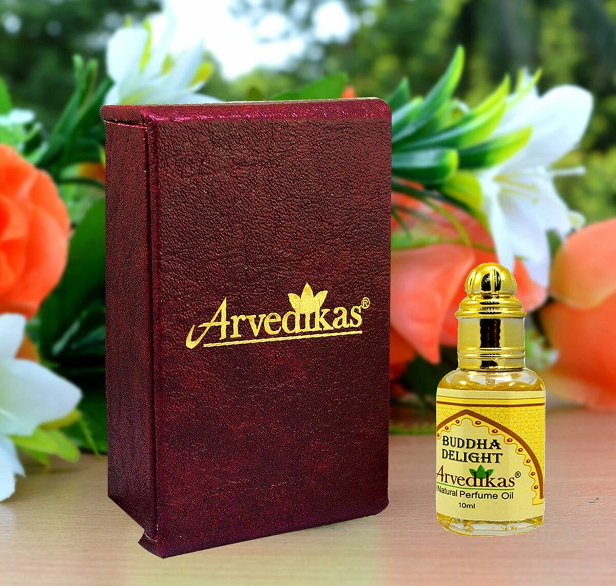 Arvedikas Premium Buddha Delight Roll On Body Perfume Oil: Revel in Royal Richness with a Long-Lasting Floral & Earthy Scent - Gift Pack of 10ml Perfume for Men & Women, Eau De Perfume in Convenient Roll-On Form