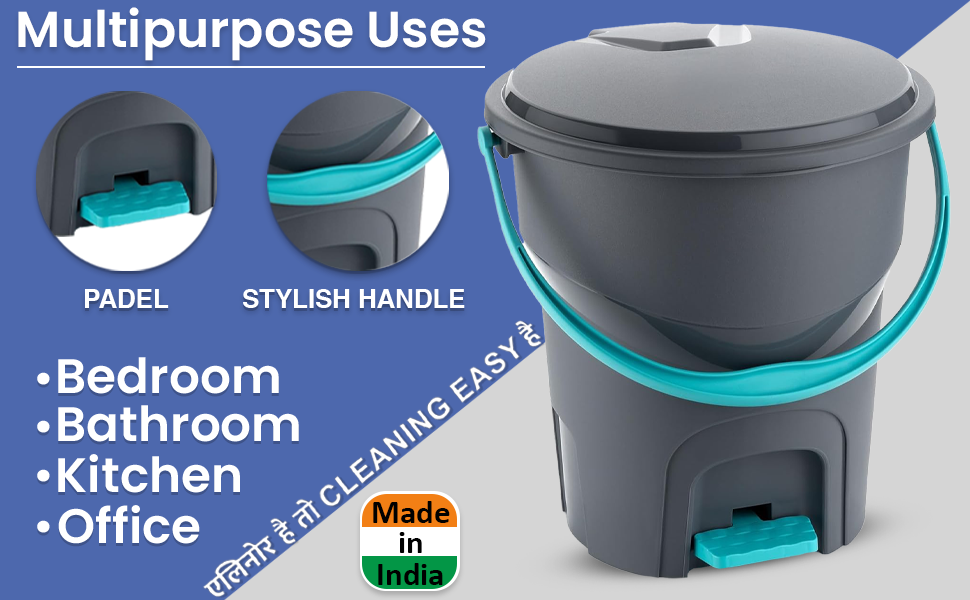 Dustbin Large Capacity and Comes with Pedal