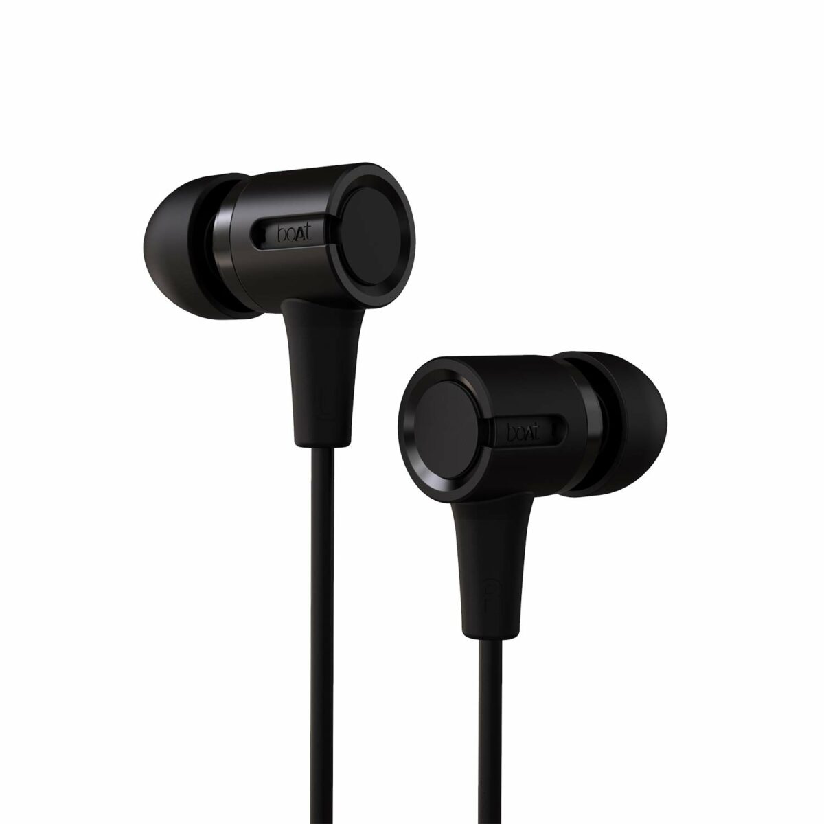 boAt Bassheads 102 in Ear Wired Earphones with Mic(Charcoal Black)