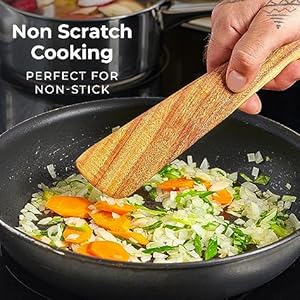 Wooden spatula cooking spoon 