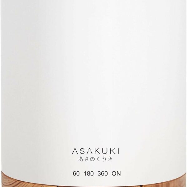 ASAKUKI 300ML Essential Oil Diffuser, Quiet 5-in-1 Premium Humidifier, Natural Home Fragrance Aroma Diffuser with 7 Led Color Changing Light and Auto-Off Safety Switch-Yellow