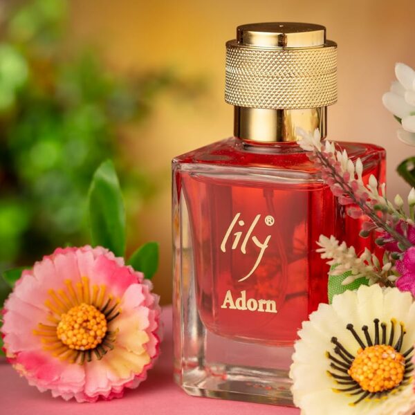 Lily Adorn Luxury Perfume with Woody, Aromatic, Nutty, Earthy, Amber, Caramel & Warmspicy | Long Lasting Fragrance for Men & Women 50 ml