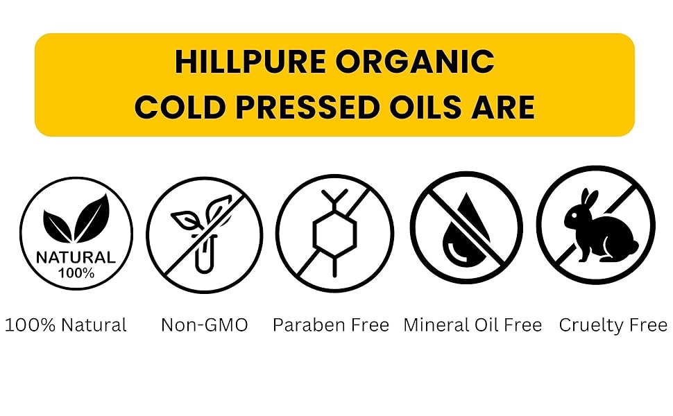 hillpure organic coled pressed caror oil