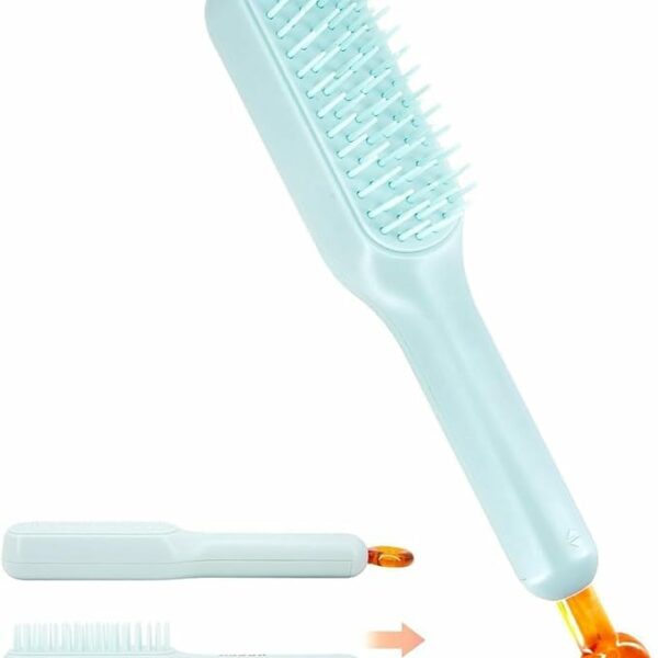 Self-Cleaning Anti-Static Massage Comb,One-pull Clean Massage Comb,Easy Self Cleaning Hair Brush for Women,Scalable Rotate Lifting Self Cleaning Hairbrush Hair Styling Tools.(Multicolor)