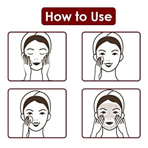 Steps to use facial kit