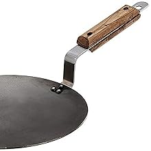 iron tawa dosa roti chapati tawa 12 inch dosa tawa with wooden handles