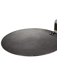 iron tawa dosa roti chapati tawa 12 inch dosa tawa with wooden handles