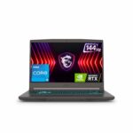 MSI Thin 15, Intel 13th Gen. Core i5-13420H, 40CM FHD 144Hz Gaming Laptop(16GB/512GB NVMe SSD/Windows 11 Home/NVIDIA GeForce RTX 3050,GDDR6 4GB/Cosmos Gray/1.86Kg), B13UC-1805IN