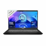 MSI Modern 15 H AI, Intel 1st Gen. Ultra 5 125H,Built-in AI, 40CM Laptop(16GB/512GB NVMe SSD/Windows 11 Home/Intel Arc/Classic Black/1.9Kg), C1MG-047IN