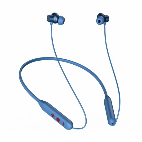 pTron Newly Launched Tangent Eon in-Ear Bluetooth 5.3 Wireless Headphones, 45H Playtime, HD Mic & TruTalk AI-ENC Calls, Movie/Music Modes, Dual Device Pairing & Type-C Fast Charging & IPX5 (Blue)