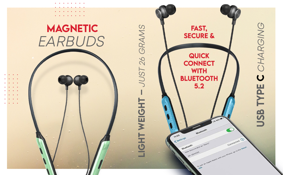 aeroflex Bluetooth earphones