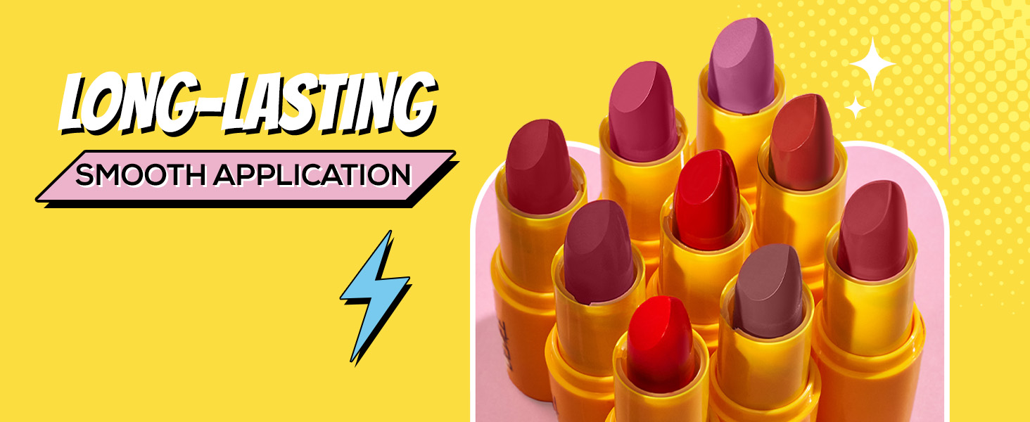 Everyday Matte Lipstick Lightweight, Intense Color Payoff with Creamy Matte Finish with Vitamin C