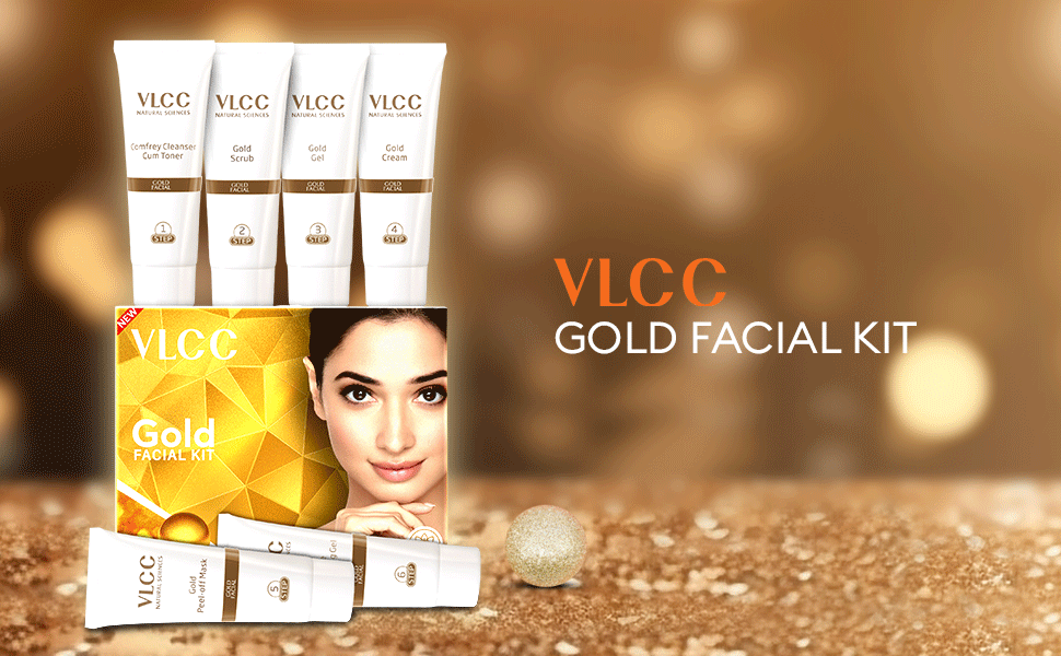 VLCC Gold Facial Kit - 6