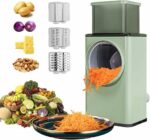 BUYERZONE Manual Vegetables Grater for Kitchen, Multifunctional Rotary Drum Vegetables Cutter Grater & Slicer, Cheese Grater, Salad Cutter, Vegetable Shredder, Mandoline Chopper, Salad Maker (Multi)