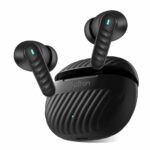 pTron Bassbuds Bliss TWS in Ear Earbuds with 4 Quadpro Mics,3D Audioscape,Trutalk Enc Calls,40H Playtime,50Ms Low-Latency Game/Music Modes,Bt5.3,Type C Fast Charging&Ipx5 Water Resistant(Black)