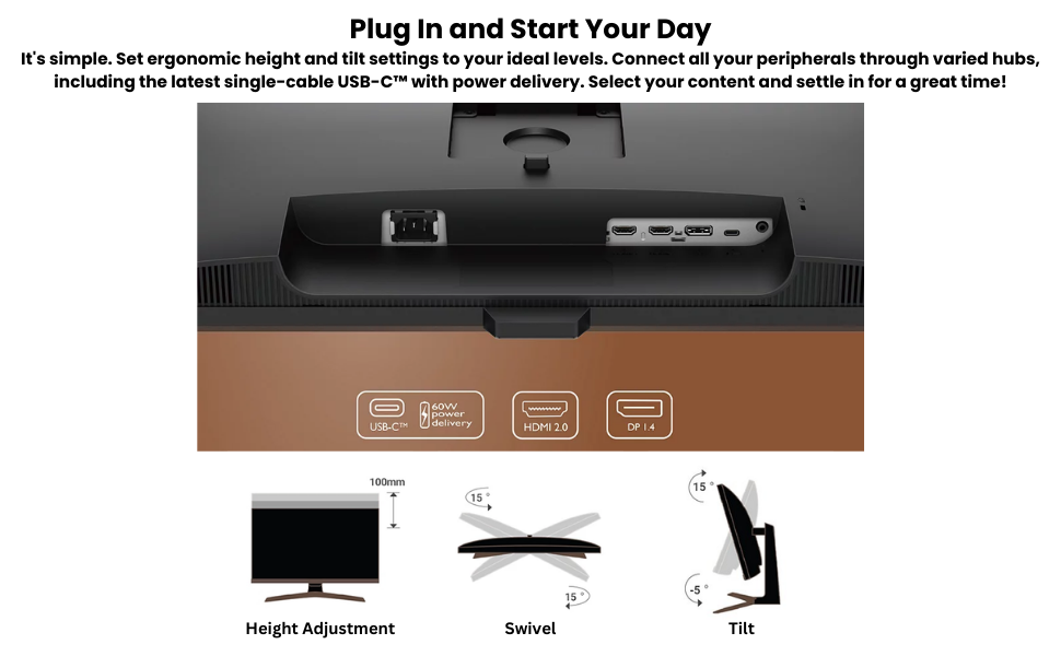 Connectivity and ergonomics