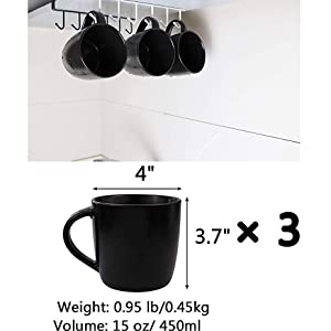 Mug Hooks Under Cabinet Cups Wine Glasses Storage Hook wall hanging sticker hooks wall hanging hooks