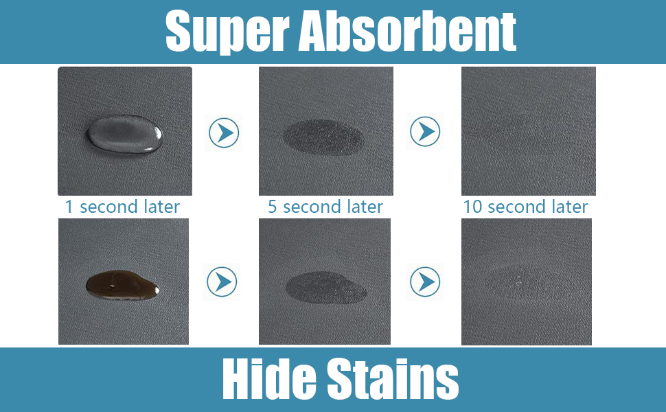 slip resistant quick dry pad non slip rubber backed hide stain 