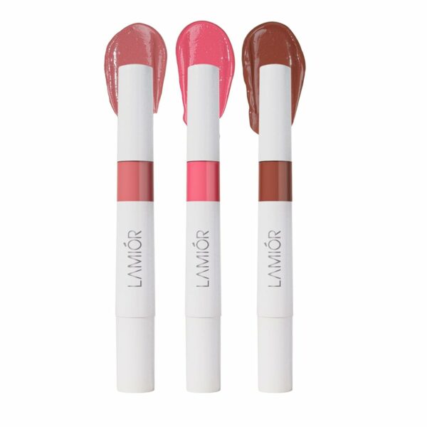 Peptide Glaze Lip Balm Combo Pack of 3 - Toffee Cake | 3-in-1 Formula for Glossy Shine, Healing, and Nourishment | Pillowy-Soft Lips | Nourishes Dry Skin | Real Reviews, Juicy Results!