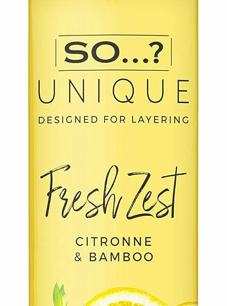 SO...? Unique Fresh Zest body mist - 150ml | Citronne & Bamboo Fragrance mist | Long lasting perfume mist | Body spray for women | Mix & Match your So…? Unique Scents