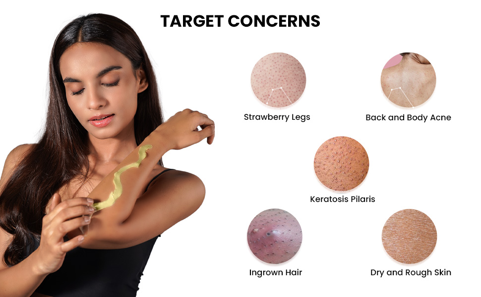 thriveco body scrub target areas