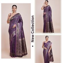 Women's Traditional Banarasi Satin Silk Woven Zari work Saree